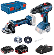 Набор электроинструментов Bosch электрических GSR 18В-50+GWS 180-LI в XL-BOXX (0.615.990.M47)
