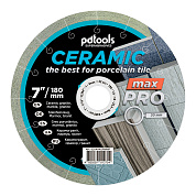 Круг алмазный отрезной PDTools 1A1R 180 CERAMIC MAX PRO для стационарного оборудования