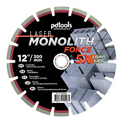 Круг алмазный отрезной PDTools 1A1RSS/C1 300 MONOLITH FORCE для бензориза, швонарезчика
