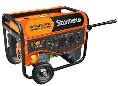 Бензиновый генератор однофазный Sturmax PGM8730ENW