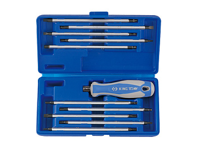 Отвертка с двусторонними насадками 10 ед.