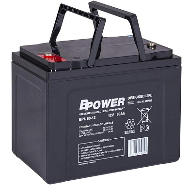 Сменный аккумулятор BPOWER BPL 80-12 (12V, 75Ah)