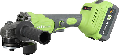 Болгарка аккумуляторная Grosser GAG 122R (2 АКБ, кейс)