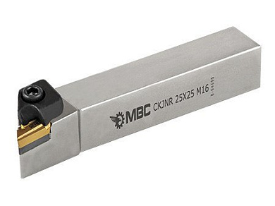 Резец проходной с мех. креплением т/с пластин MBC CKJNR-40x40-R16