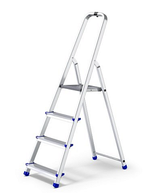  Стремянка алюминиевая STARK SALW 404 HOME (526140101)