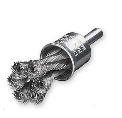 Щетка концевая Lessmann 19х28 мм стальная проволока