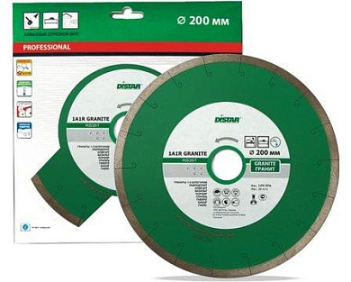 Алмазный отрезной диск Distar Granite Laser 350x32