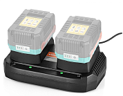 Зарядное устройство на две батареи Sturmax CLM2025DC (20В)