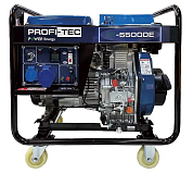 Генератор дизельный PROFI-TEC PE-5500DE (5.5 кВт)