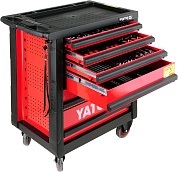Инструментальная тележка YATO на колесах, 6 шуфляд, 975 x766x465мм наб. 177 шт. YT-5530