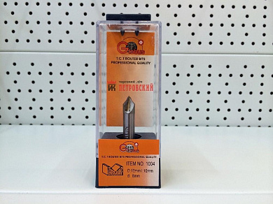 Фреза ГЛОБУС 1004 D10 пазовая V-образная