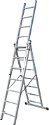 Двухсекционная лестница ELKOP VHR Т 2*7 подходит как для домашнего использования так и для работ на промышленн