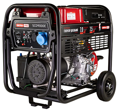 Дизельный генератор КВІТКА PRO KDG9000E + масло (7 кВт)