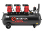 Компрессор безмасляный INTERTOOL PT-0039 (100 л, 3х1.5 кВт, 220 В, 8 атм, 600 л/мин)
