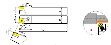 Резец mcbnr3232p19 Під ромб 19 (32mmshk×150mm)