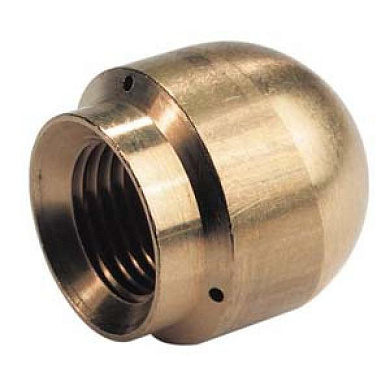 Сопло для промывки труб 3x30° назад, 1x вперед, диаметр 16мм, латунь