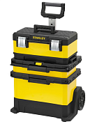 Ящик металлопластмассовый на колесах STANLEY 1-95-621 (Rolling Workshop, 568x730x389 мм)