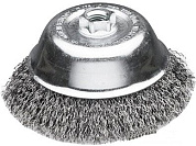 Щетка чашечная Lessmann 100 мм М14 стальная гофрированная проволока