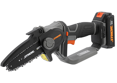 картинка Пила мини цепная аккумуляторная STHOR 78211 (Li-Ion, 20 В) Пила мини цепная аккумуляторная STHOR 78211 (Li-Ion, 20 В)