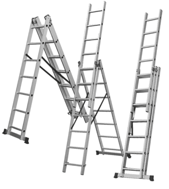 Лестница универсальная Flora 5032364 (11 ступеней)