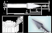 Проминструмент  M 12х25х6х70 d ВК8  Борфреза конические с заостренным концом