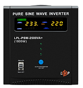 ДБЖ Logic Power LPL-PSW-2500VA+ (1800Вт) 10A/30A з правильною синусоїдою 24V