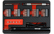Аккумуляторная отвертка 3,6 В с битами 39 шт. YATO YT-27930