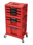 Набор ящиков для инструментов на платформе QBRICK SYSTEM PRO Drawer Workshop Set 6 Red (21", 525x345x885)