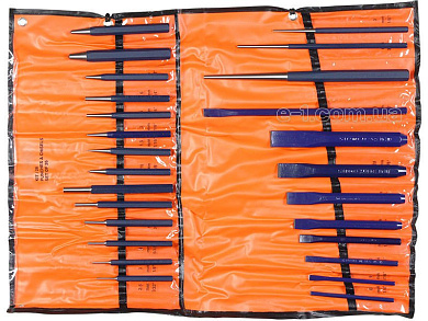 Groz 33004 KIT/26/ST набор зубил и выколоток для выбивания 26шт