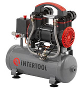 Компрессор безмасляный INTERTOOL PT-0015 (9 л, 0.75 кВт, 220 В, 8 атм, 200 л/мин)