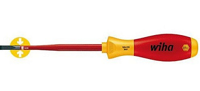 Отвертка диэлектрическая Wiha SoftFinish electric slimFix VDE (1000V) W35446
