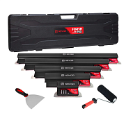 Набор алюминиевых шпателей для механического нанесения NOVQO FINISH PRO BLACK (NQ-5A)