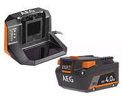 Набор зарядное устройство + аккумулятор AEG SETL1840S