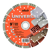 Круг алмазный отрезной PDTools 1A1RSS 230 UNIVERSAL для ручного инструмента