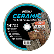 Круг алмазный отрезной PDTools 1A1R 350 CERAMIC HARD PRO для стационарного оборудования
