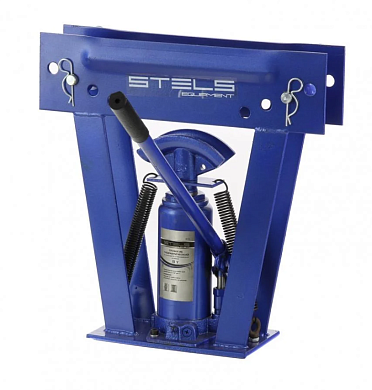 Трубогиб гидравлический STELS 18115 (в кейсе, 8 т, в комплекте с башмаками 1/2" и 1")
