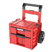 Ящик для инструментов на колесах QBRICK SYSTEM PRO Cart Plus Drawer 2 Red (20", 520x440x660))