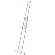 Двухэлементная выдвижная лестница KRAUSE Fabilo (2x12 ступеней)