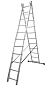 Алюминиевая трехсекционная лестница VIRASTAR TRIOMAX VTL311 (3x11 ступеней)
