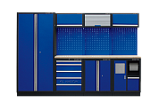 Рабочий модуль для хранения инструмента 3 синий Габариты: 2955 x 460 x 2000мм