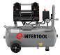 Компрессор безмасляный INTERTOOL PT-0032 (24 л, 1.5 кВт, 220 В, 8 атм, 200 л/мин)