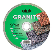 Круг алмазный отрезной PDTools GRANITE 1A1R 230 для стационарного оборудования