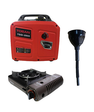 Инверторный генератор TOSAN ТGGI-2800(+ газовая плитка Orcamp CK-505 и лейка в подарок)
