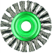 Щетка дисковая Lessmann 125х22,2 мм нержавеющая проволока