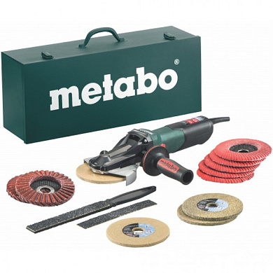Болгарка Metabo WEVF 10-125 Quick Inox Set + набор с принадлежностями