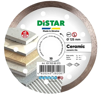 Круг алмазный отрезной Distar 1A1R 125x1,4x8x22,23 Ceramic