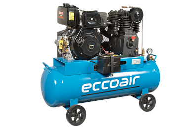 Поршневий компресор DALGAKIRAN EccoAir D-0.53/1.0 с дизельным приводом