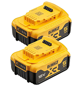 Набор аккумуляторных батарей DeWALT DCB184P2