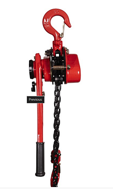 Таль ручная рычажная POLTEK 0.75т 12м