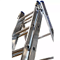 Алюминиевая трехсекционная лестница VIRASTAR TRIOMAX VTL312 (3x12 ступеней)